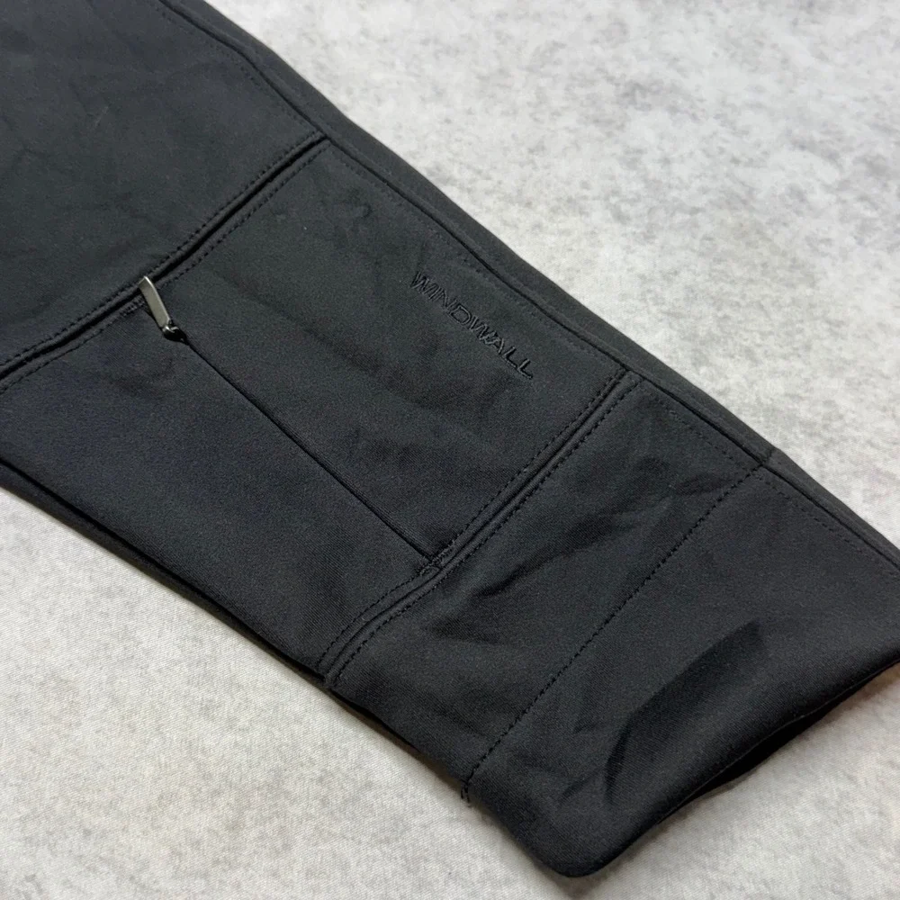 The North Face WindWall Softshell Full Zip Womens Large Black Hooded Jacket
